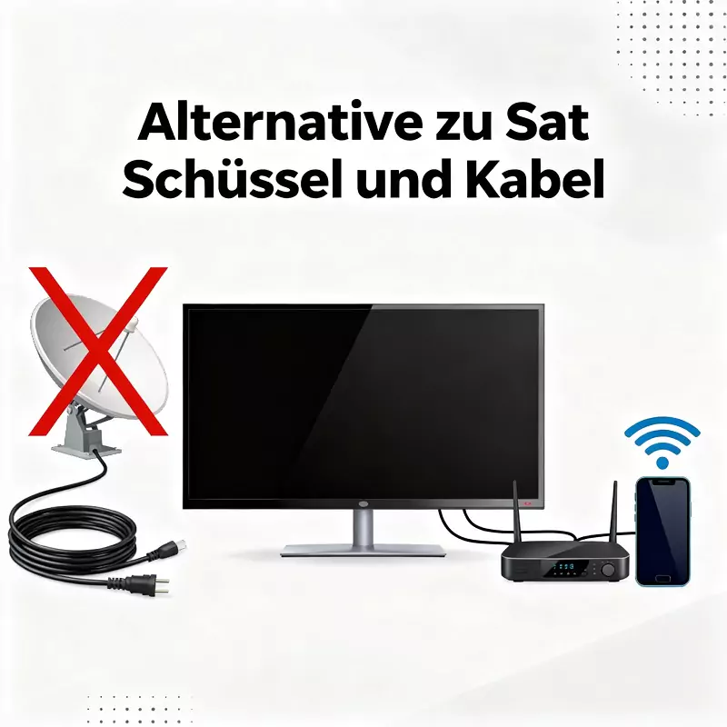 Alternative zu Sat Schussel und Kabel 1